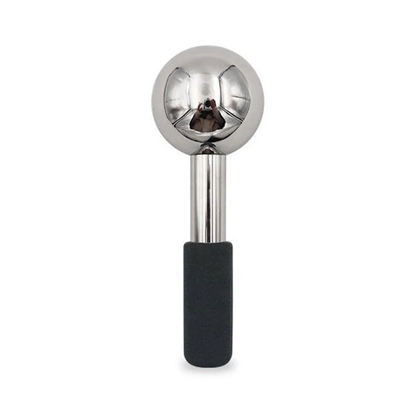 Facial Ice Globes Cold Hot Stainless Steel Facial Roller Skin Beauty Spa Cooling Globe Massage Ball Face Care Cryo Freeze Stick