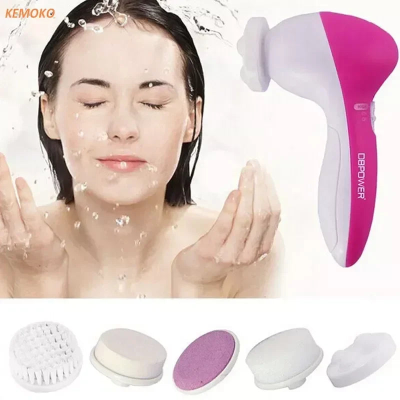 RadiantGlow 5-in-1 Cleansing Brush