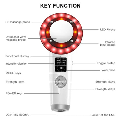 Portable Face Lifting Machine: Radiofrequency Skincare & Red Light Therapy-3